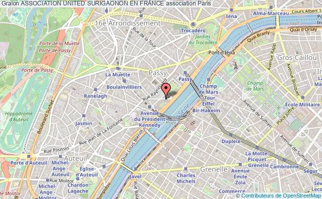 plan association Association United Surigaonon En France Paris
