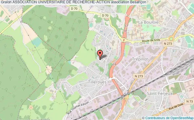 plan association Association Universitaire De Recherche-action Besançon
