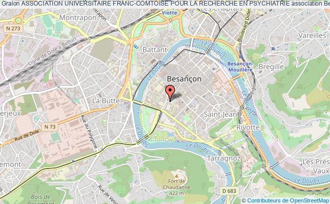 plan association Association Universitaire Franc-comtoise Pour La Recherche En Psychiatrie Besançon