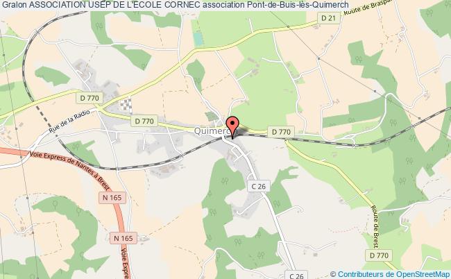 plan association Association Usep De L'ecole Cornec Pont-de-Buis-lès-Quimerch