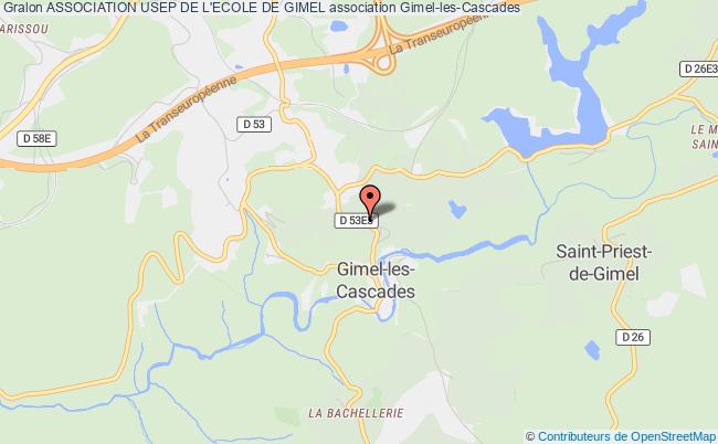 plan association Association Usep De L'ecole De Gimel Gimel-les-Cascades