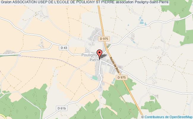plan association Association Usep De L'ecole De Pouligny St Pierre Pouligny-Saint-Pierre