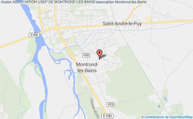 plan association Association Usep De Montrond Les Bains Montrond-les-Bains