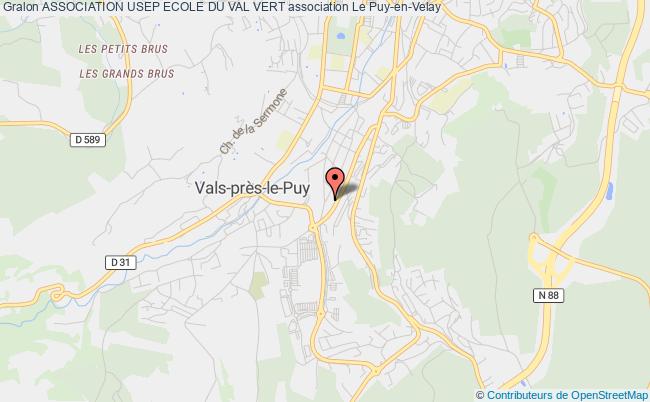 plan association Association Usep Ecole Du Val Vert Le    Puy-en-Velay