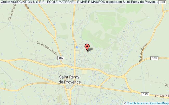 plan association Association U.s.e.p - Ecole Maternelle Marie Mauron Saint-Rémy-de-Provence