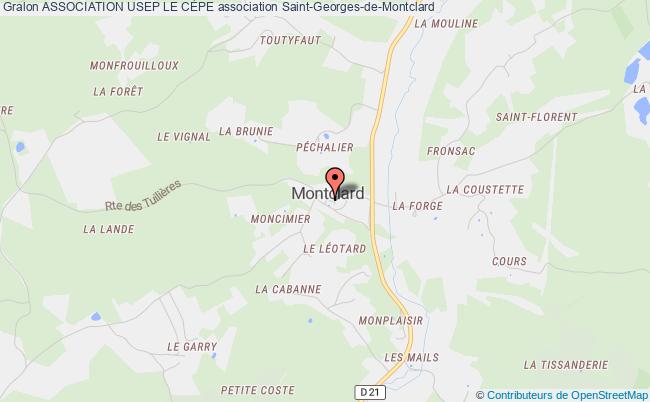 plan association Association Usep Le CÈpe Saint-Georges-de-Montclard