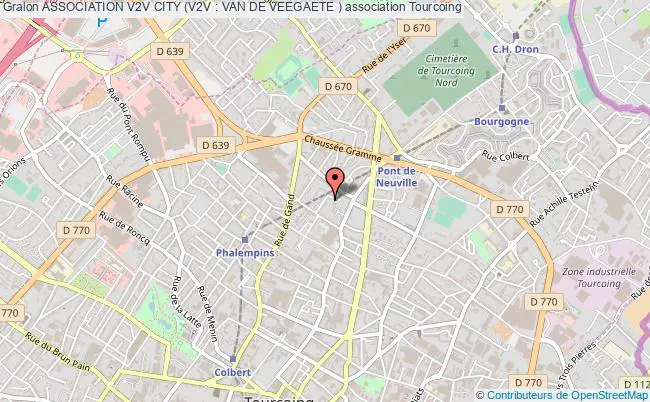 plan association Association V2v City (v2v : Van De Veegaete ) Tourcoing