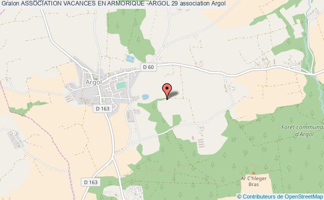 plan association Association Vacances En Armorique -argol 29 Argol