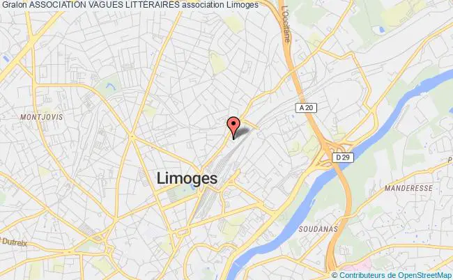 plan association Association Vagues LittÉraires Limoges