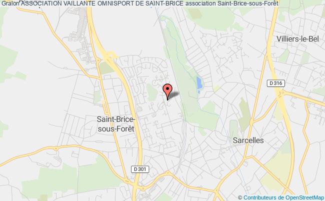 plan association Association Vaillante Omnisport De Saint-brice Saint-Brice-sous-Forêt