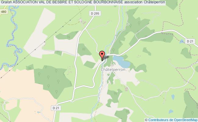 plan association Association Val De Besbre Et Sologne Bourbonnaise Châtelperron