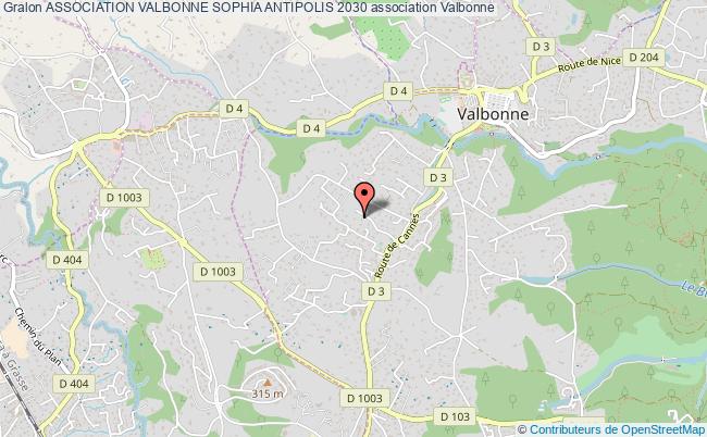 ASSOCIATION VALBONNE SOPHIA ANTIPOLIS 2030