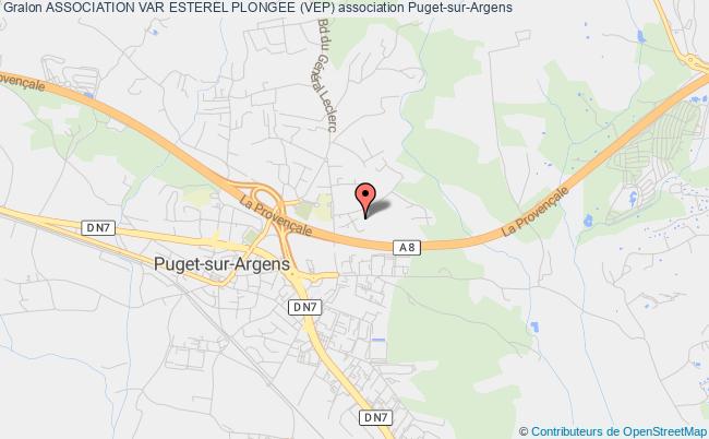 plan association Association Var Esterel Plongee (vep) Puget-sur-Argens
