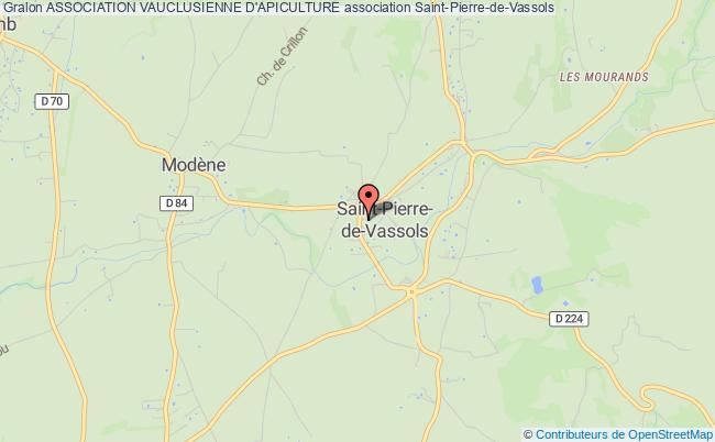 plan association Association Vauclusienne D'apiculture Pernes-les-Fontaines