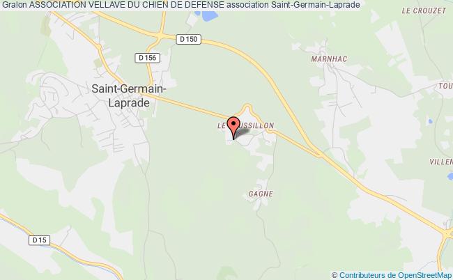 plan association Association Vellave Du Chien De Defense Saint-Germain-Laprade
