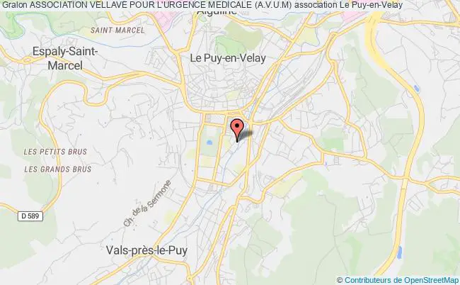 plan association Association Vellave Pour L'urgence Medicale (a.v.u.m) Le    Puy-en-Velay