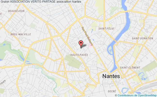 plan association Association Verite-partage Nantes