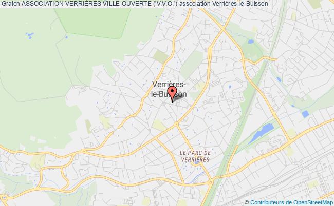 plan association Association VerriÈres Ville Ouverte ('v.v.o.') Verrières-le-Buisson