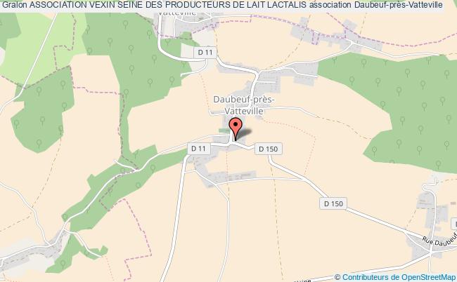 plan association Association Vexin Seine Des Producteurs De Lait Lactalis Daubeuf-près-Vatteville