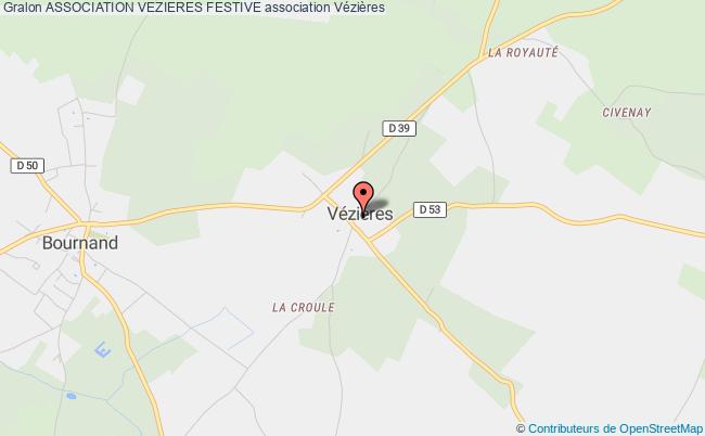 plan association Association Vezieres Festive Vézières