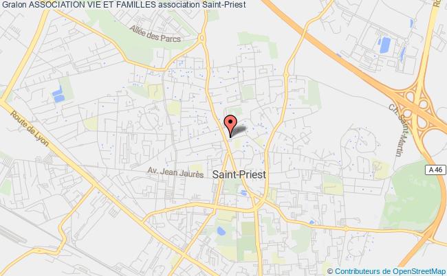 plan association Association Vie Et Familles Saint-Priest
