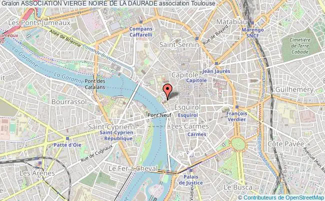 plan association Association Vierge Noire De La Daurade Toulouse