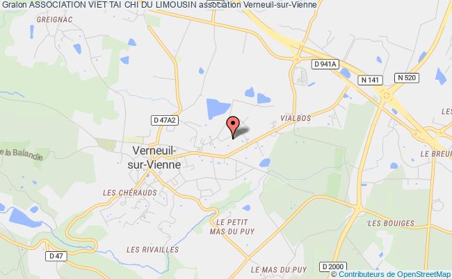 plan association Association Viet Tai Chi Du Limousin Verneuil-sur-Vienne