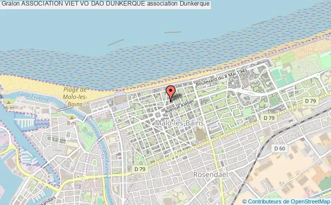 plan association Association Viet Vo Dao Dunkerque Dunkerque