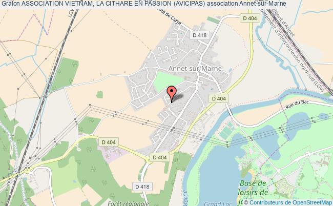 plan association Association Vietnam, La Cithare En Passion (avicipas) Annet-sur-Marne