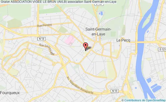 plan association Association Vigee Le Brun (avlb) Saint-Germain-en-Laye