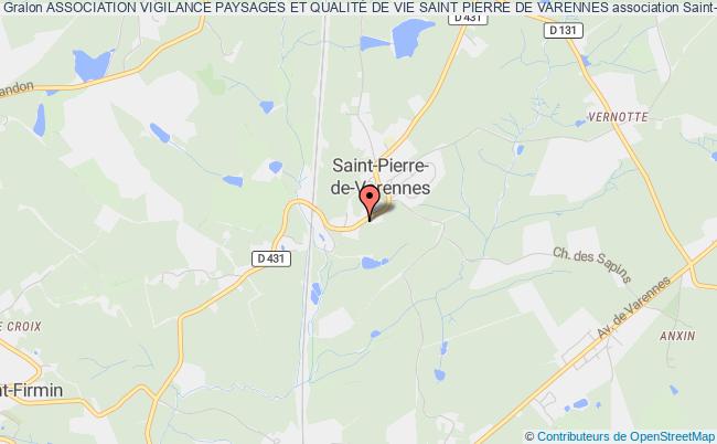 plan association Association Vigilance Paysages Et QualitÉ De Vie Saint Pierre De Varennes Saint-Pierre-de-Varennes