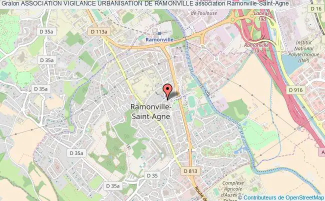 plan association Association Vigilance Urbanisation De Ramonville Ramonville-Saint-Agne