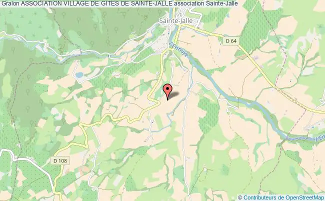 plan association Association Village De Gites De Sainte-jalle Sainte-Jalle