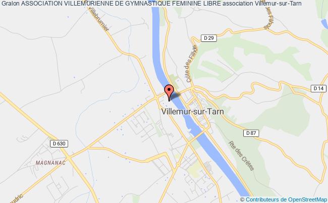 plan association Association Villemurienne De Gymnastique Feminine Libre Villemur-sur-Tarn