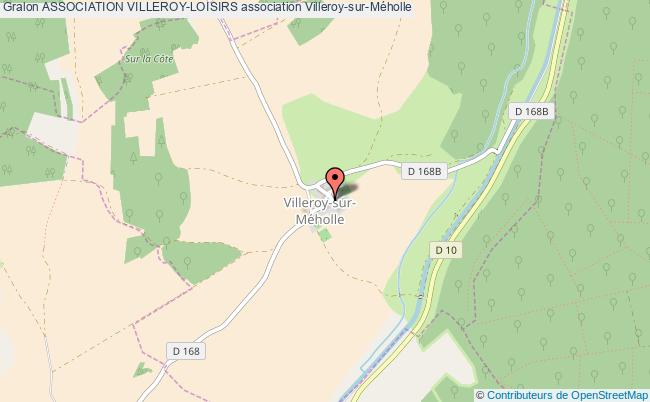 plan association Association Villeroy-loisirs Villeroy-sur-Méholle