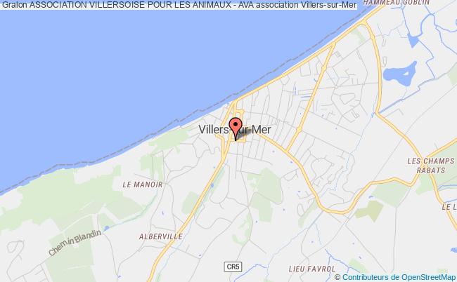 plan association Association Villersoise Pour Les Animaux - Ava Villers-sur-Mer