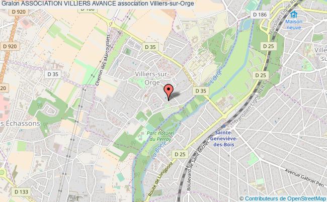plan association Association Villiers Avance Villiers-sur-Orge