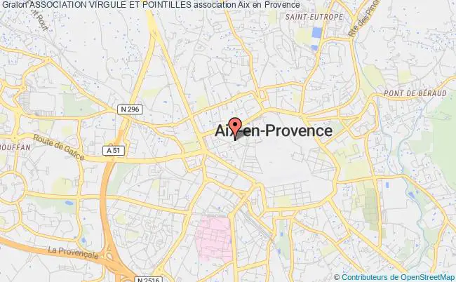 plan association Association Virgule Et Pointilles Aix-en-Provence