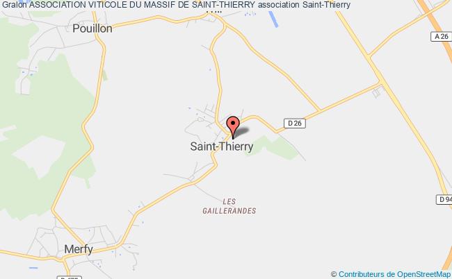 plan association Association Viticole Du Massif De Saint-thierry Saint-Thierry