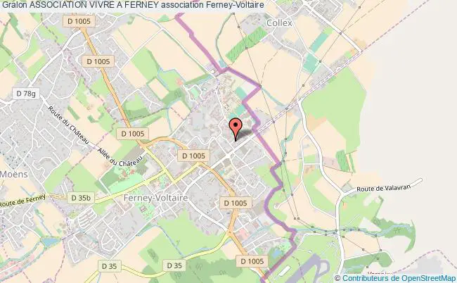 plan association Association Vivre A Ferney Ferney-Voltaire