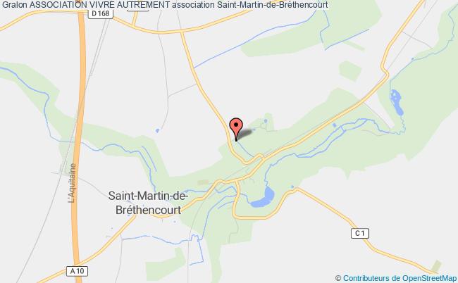 plan association Association Vivre Autrement Saint-Martin-de-Bréthencourt