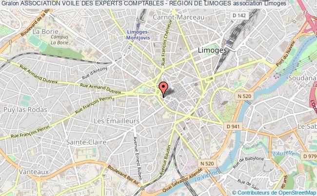 plan association Association Voile Des Experts Comptables - Region De Limoges Limoges