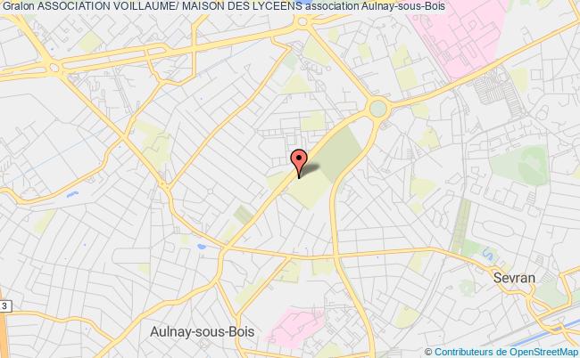plan association Association Voillaume/ Maison Des Lyceens Aulnay-sous-Bois