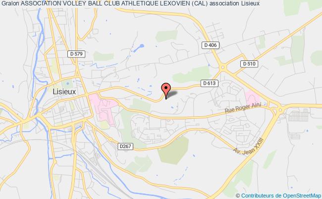 plan association Association Volley Ball Club Athletique Lexovien (cal) Lisieux