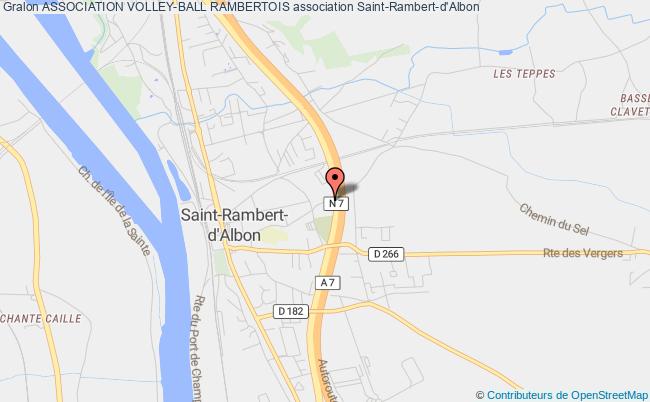 plan association Association Volley-ball Rambertois Saint-Rambert-d'Albon