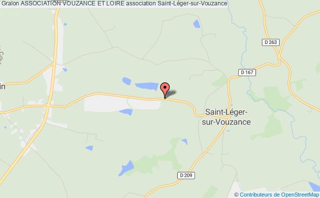 plan association Association Vouzance Et Loire Saint-Léger-sur-Vouzance