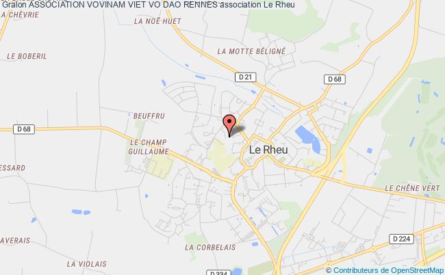 plan association Association Vovinam Viet Vo Dao Rennes Le Rheu