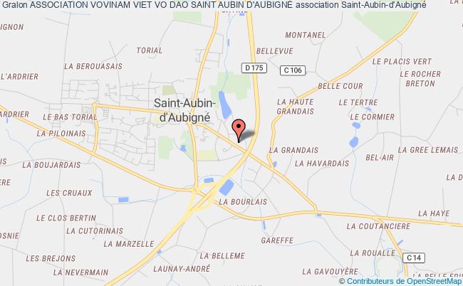 plan association Association Vovinam Viet Vo Dao Saint Aubin D'aubignÉ Saint-Aubin-d'Aubigné