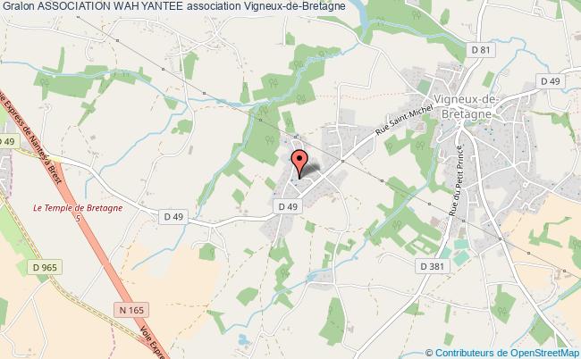 plan association Association Wah Yantee Vigneux-de-Bretagne