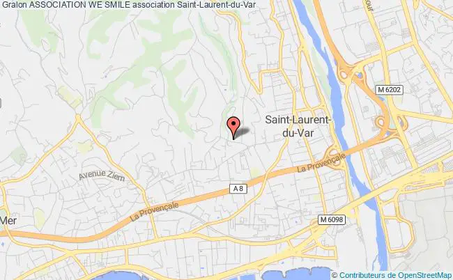 plan association Association We Smile Saint-Laurent-du-Var